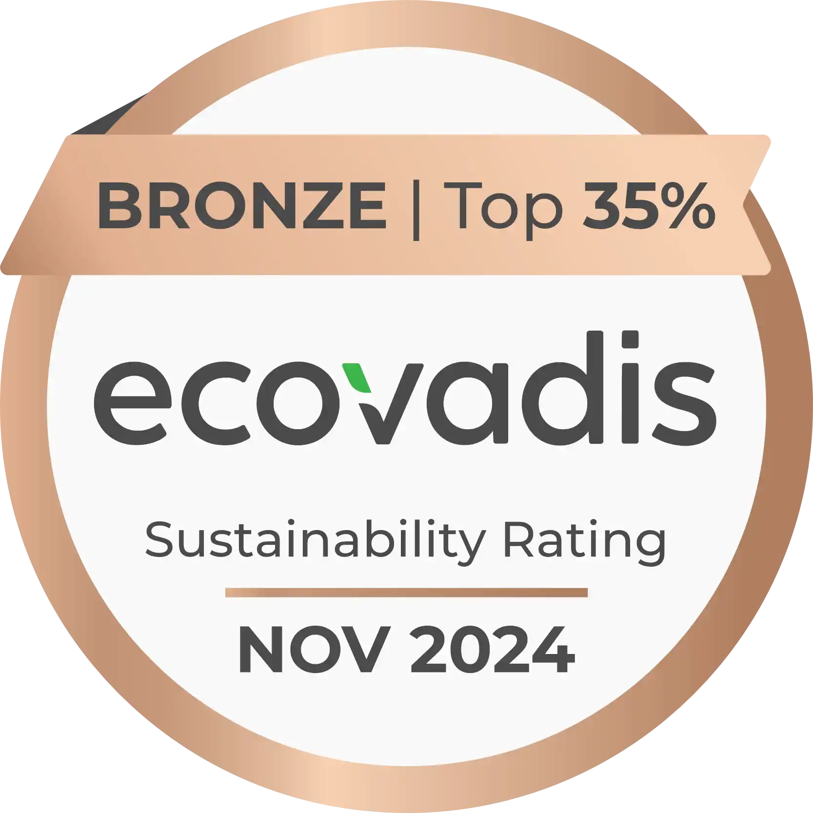 Ecovadis 2023 - Bronze
